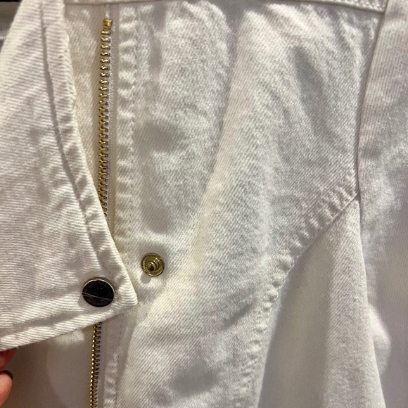 Lamarque White Cropped Jacket - Picture 7 of 7